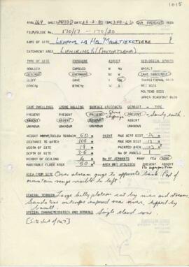 ARAL_SiteForm_Alfers,Joe_1980_ARAL149