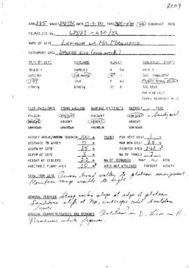 ARAL_SiteForm_Alfers,Joe_1980_ARAL285