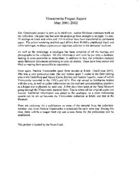 Vinnicombe Project Report