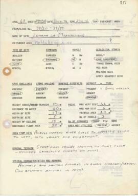 ARAL_SiteForm_Alfers,Joe_1979_ARAL42