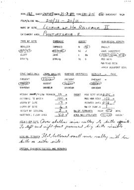 ARAL_SiteForm_Alfers,Joe_1980_ARAL182