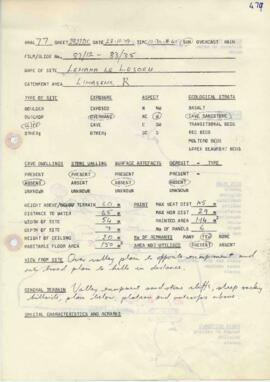 ARAL_SiteForm_Alfers,Joe_1979_ARAL77