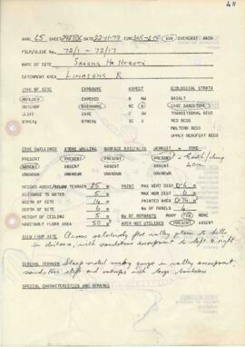 ARAL_SiteForm_Alfers,Joe_1979_ARAL65